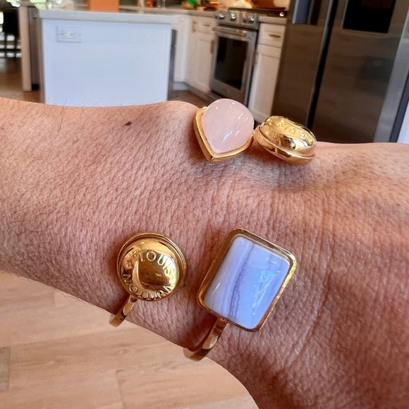 LOUIS VUITTON LV Stone rigid Bracelet / Bangle (BLUE ONLY) - Picture 4 of 6